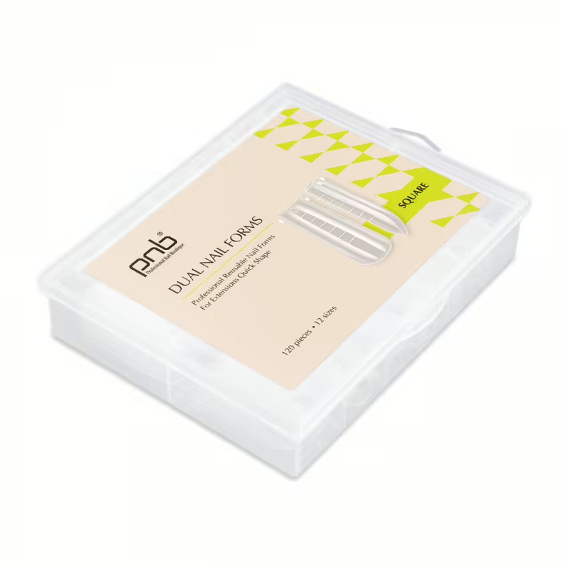 Dual Nail Forms PNB, Square (120buc)