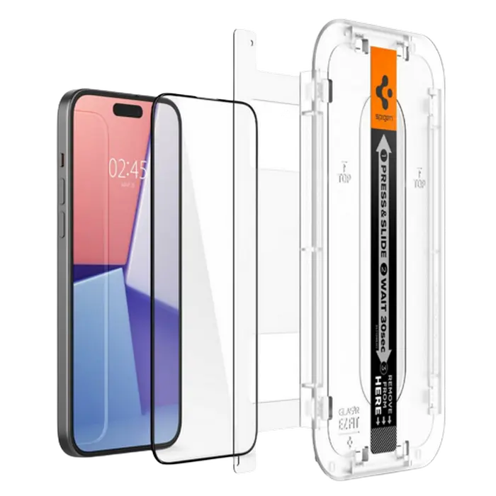 Sticlă de protecție Spigen EZ FIT, Transparent