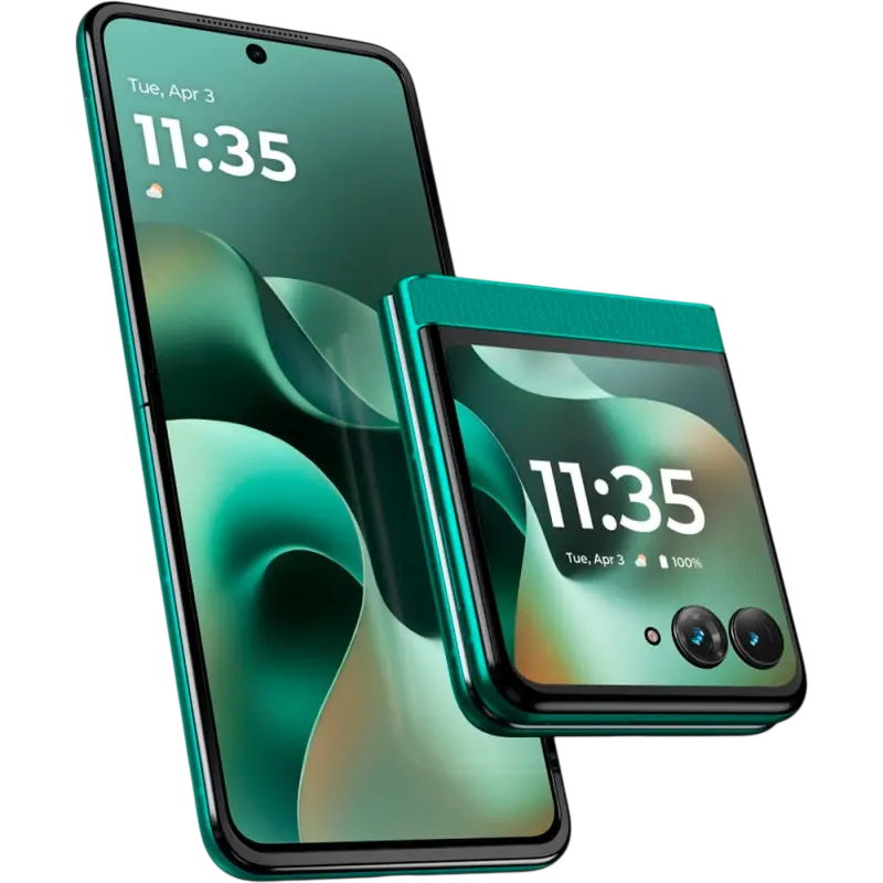 Smartphone Motorola Moto Razr 70, 8GB/256GB, Sporting Green