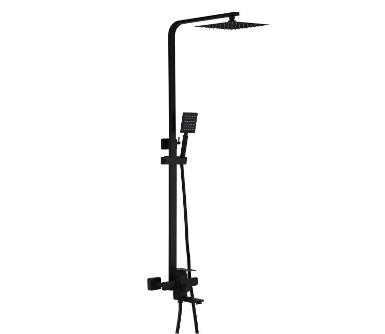 Coloană de duș WEZER PRO16-02-BLACK Ø35 (negru)