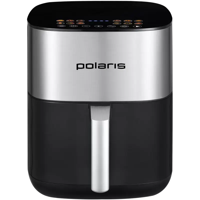 Friteuză cu aer cald Polaris PAF 6006DW, Negru | Oțel inoxidabil