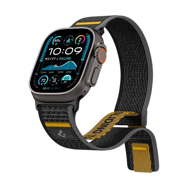 Curea pentru ceas Spigen Athlex Air, Nailon, Active Black