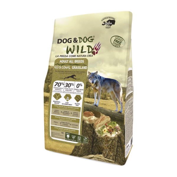 GHEDA hrana pentru caini Dog&Dog Wild Regional GRASSLAND 2kg