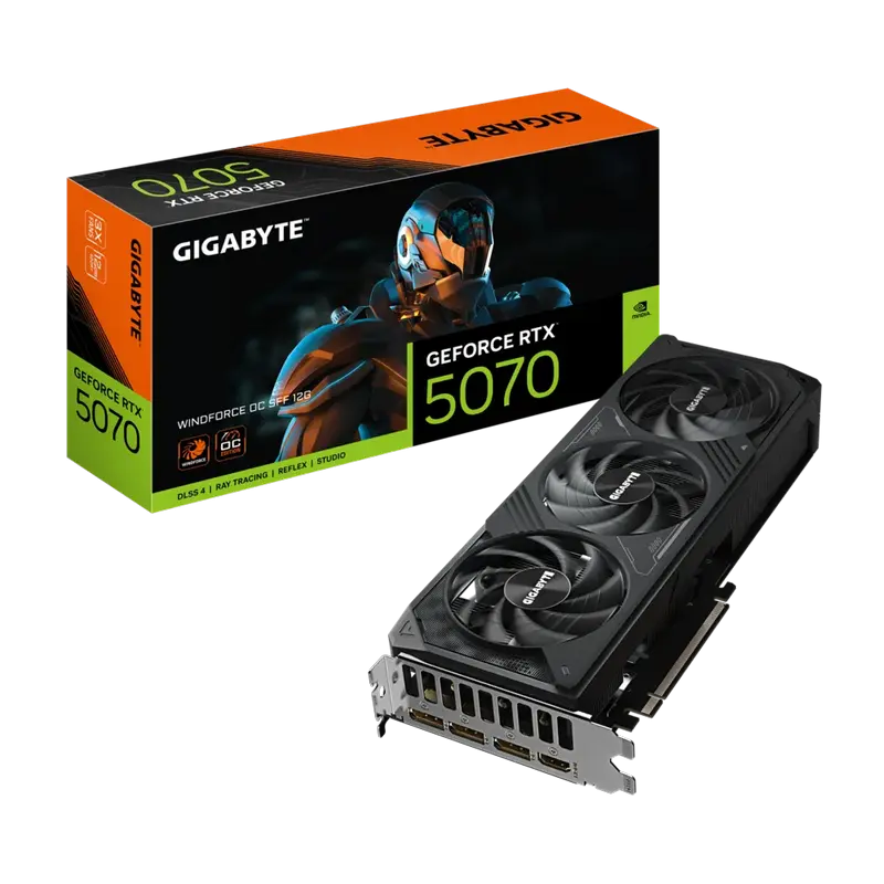 Placă Video Gigabyte GV-N5070WF3OC-12GD, 12GB GDDR7 192bit