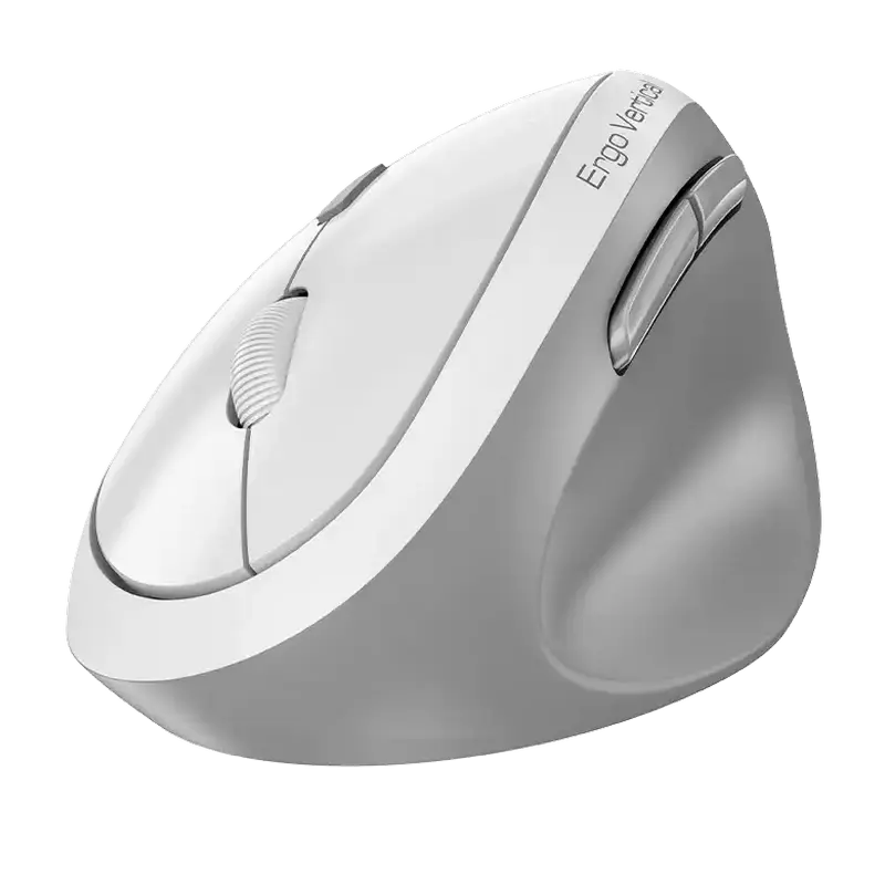 Mouse Wireless Genius Ergo 8350S, Alb Gri