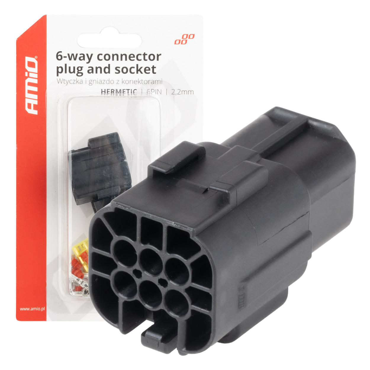 04349 Set Mufa sii conector 6 PIN 2.2mm