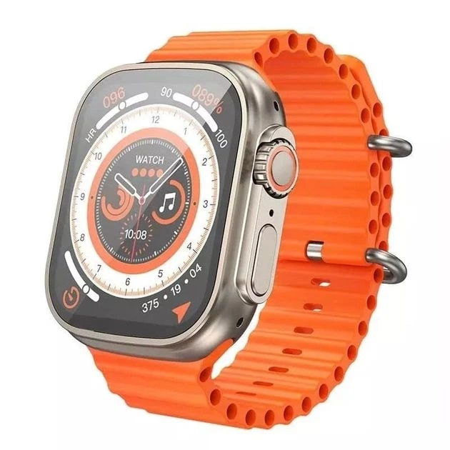 Ceas inteligent Hoco Y12 Ultra Titanium Gold — Ecran 2.03", Apeluri Bluetooth, Protecție IP67, Moduri Sport