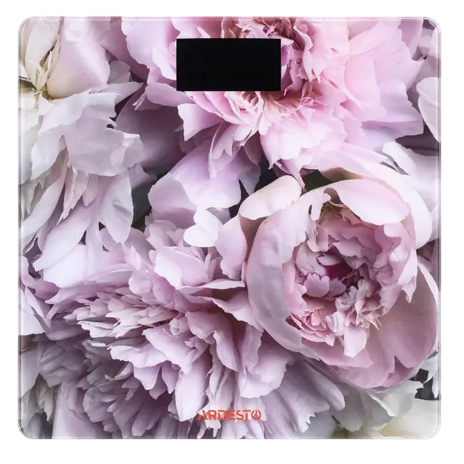 Cântar de podea Ardesto SCB-965PEONIES, Roz