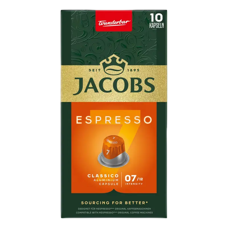 Cafea Jacobs Espresso Classico, 10 buc