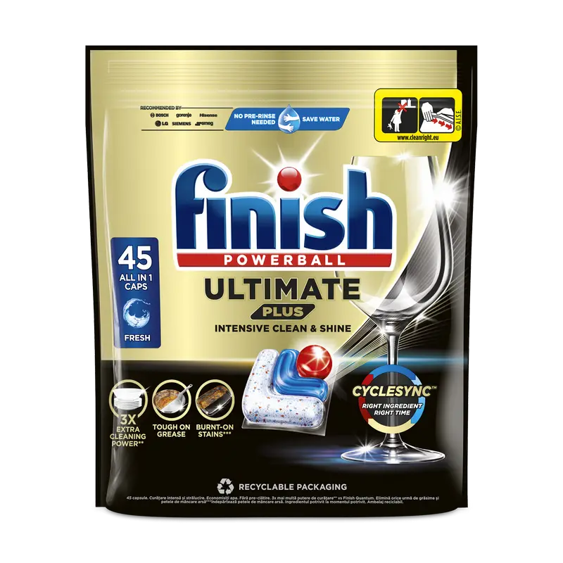 Tablete Finish Ultimate Plus Fresh 45 buc