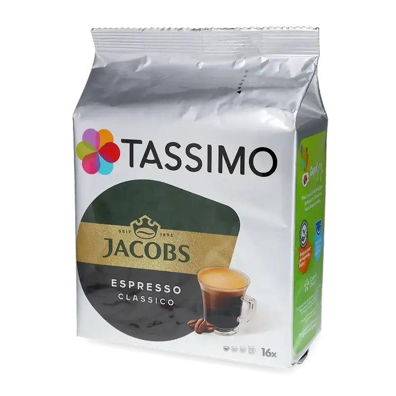 Cafea Jacobs Tassimo Espresso Classico, 16 buc
