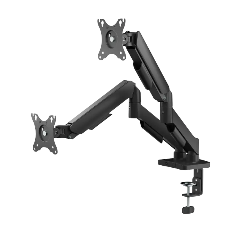 Suport birou pentru monitoare Gembird MA-DA2U-01, Negru