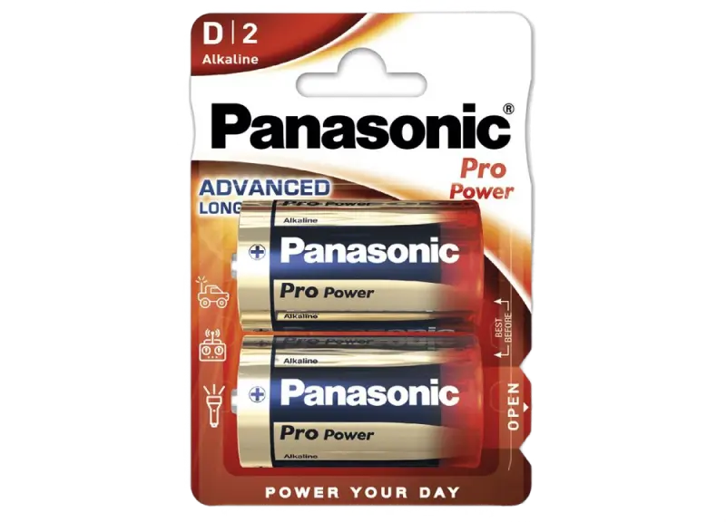 Baterii Panasonic Pro Power (D) LR20XEG/2BP, D, 2buc.
