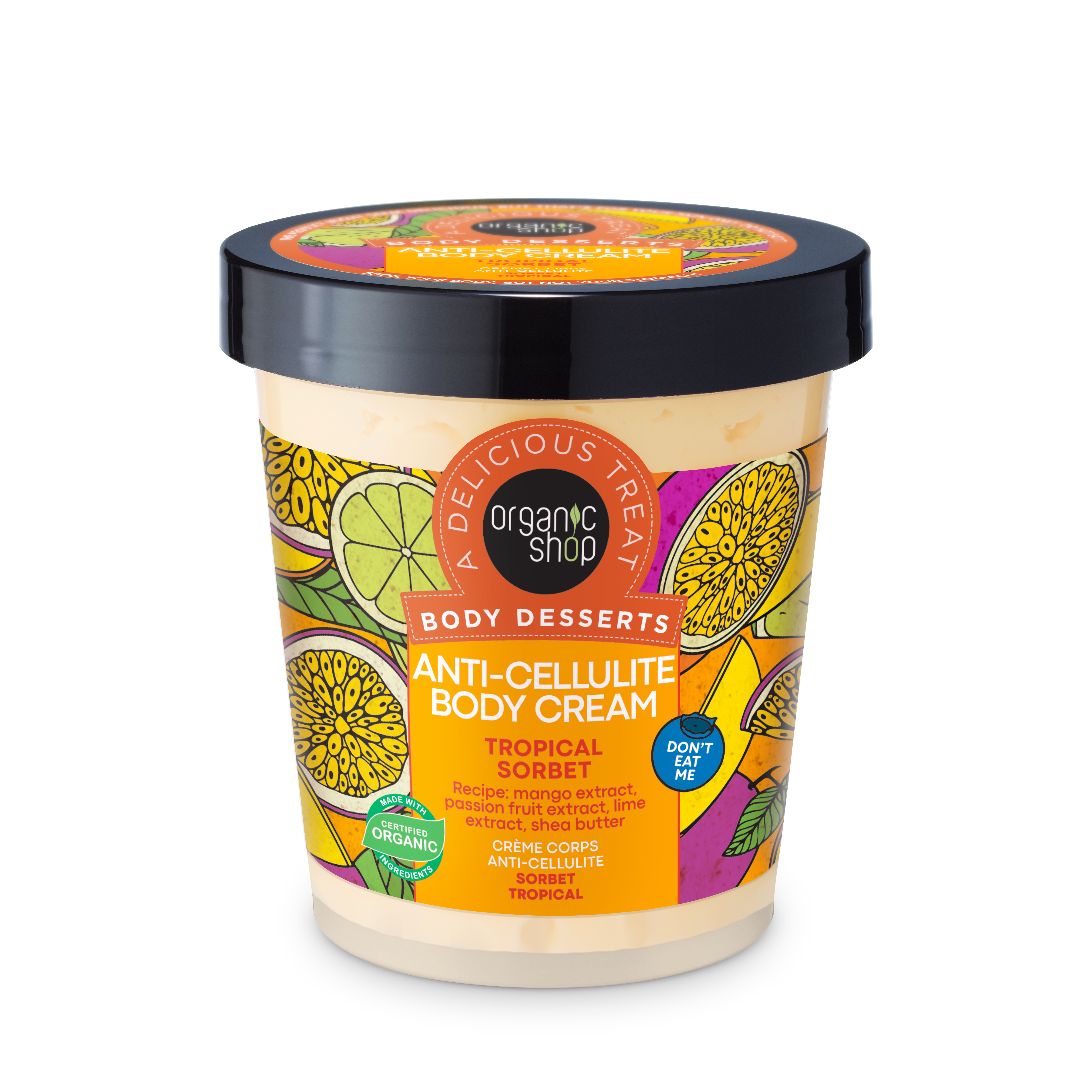 OS Body Desserts Cremă de corp anticelulitică Tropical Sorbet, 450 ml