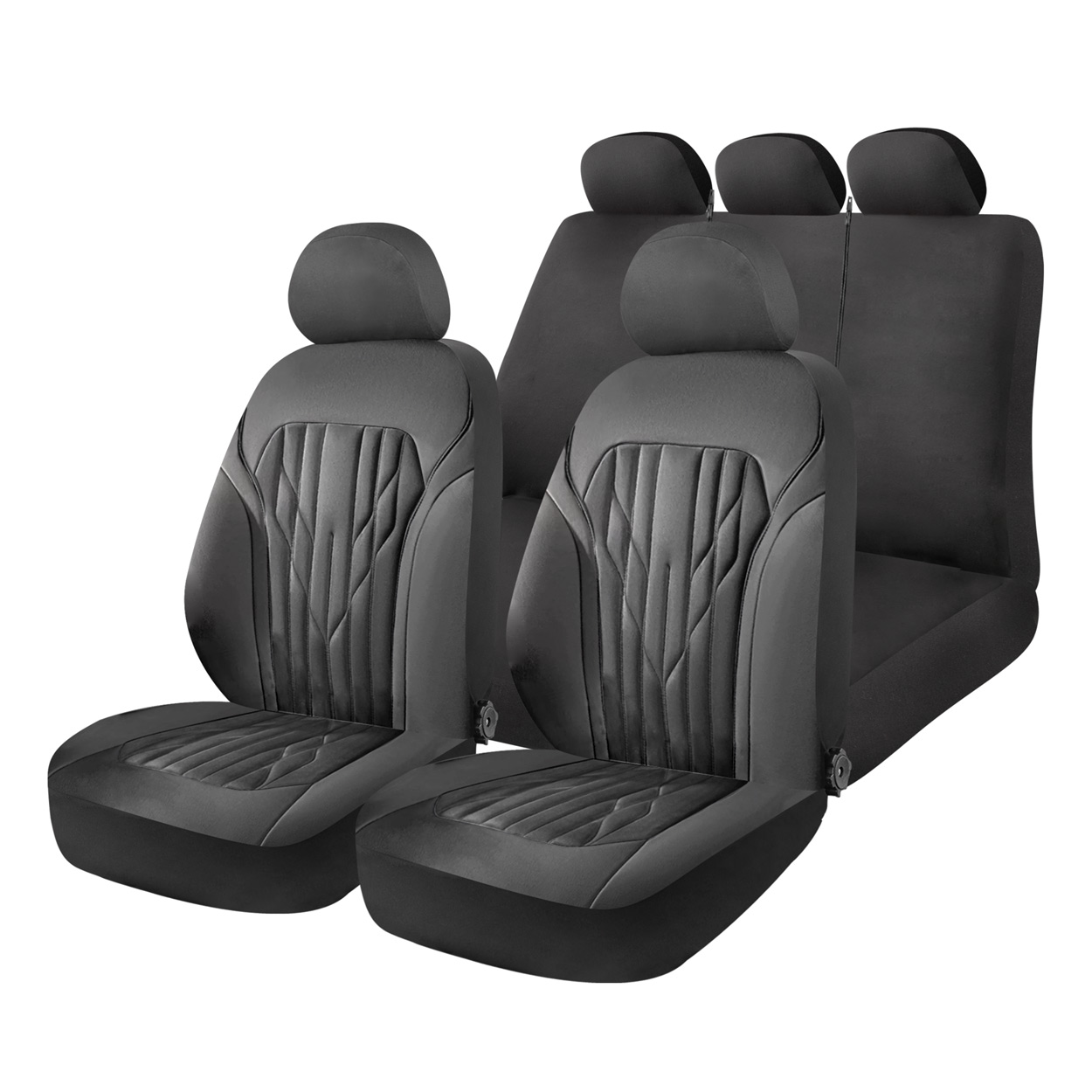 04621 Set universal de huse p-u scaune auto BLACK 9pcs SC21
