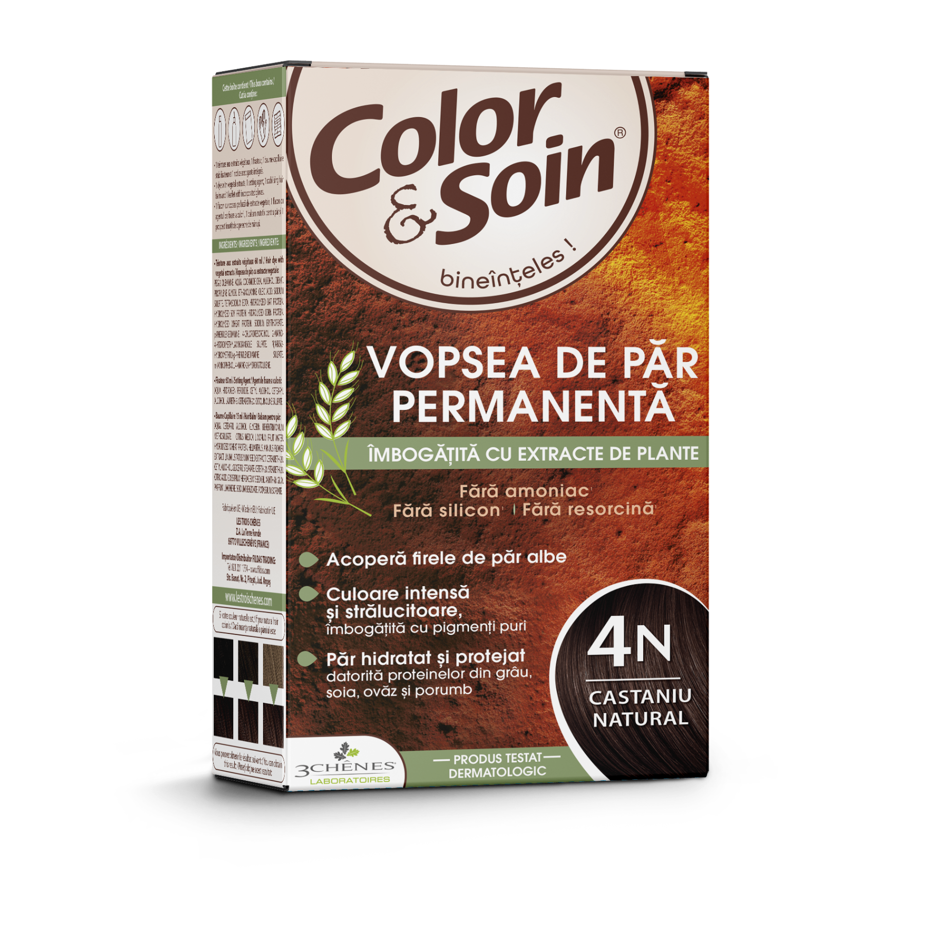 Vopsea par Chatain Naturel (4N)