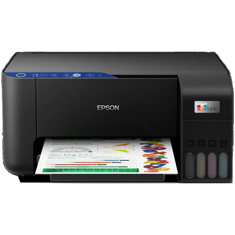 Multifunctional Inkjet Epson MFD EcoTank L3251, Negru