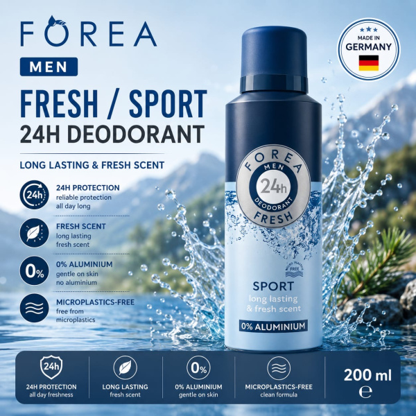 Deodorant sprey Forea pentru barbati FRESH SPORT 200ml
