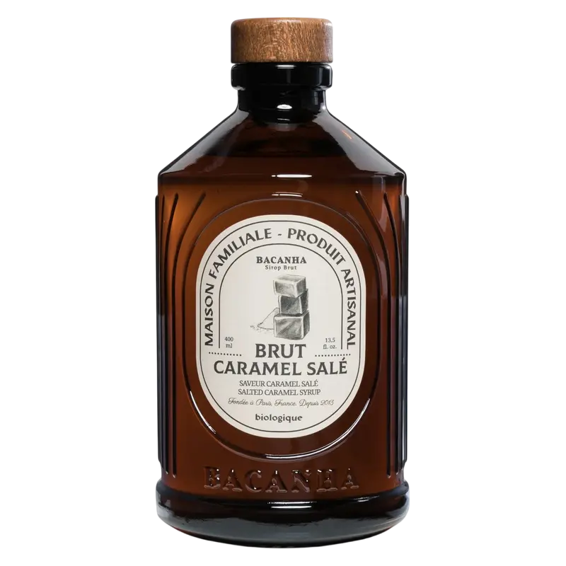 Sirop Bacanha Brut Caramel Salé, 400 ml