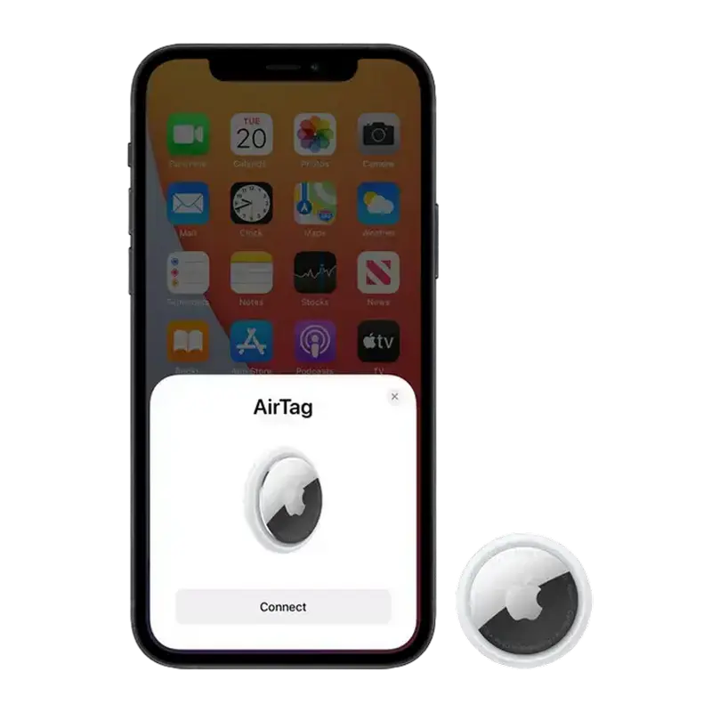 Tracker inteligent Apple AirTag (2nd gen), 4 buc, Alb