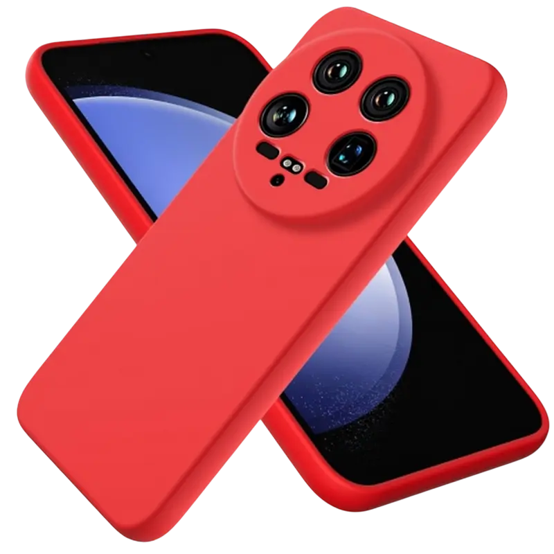 Husă Xcover Xiaomi 14 Ultra - Liquid Silicone, Roșu