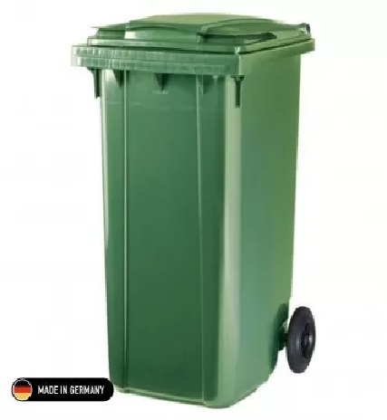 Tomberon din plastic 240L (verde)