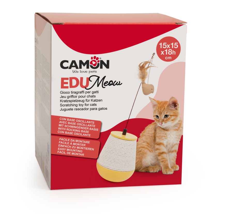 CAMON Tumbler scratching post, swinging, jucărie pentru pisici