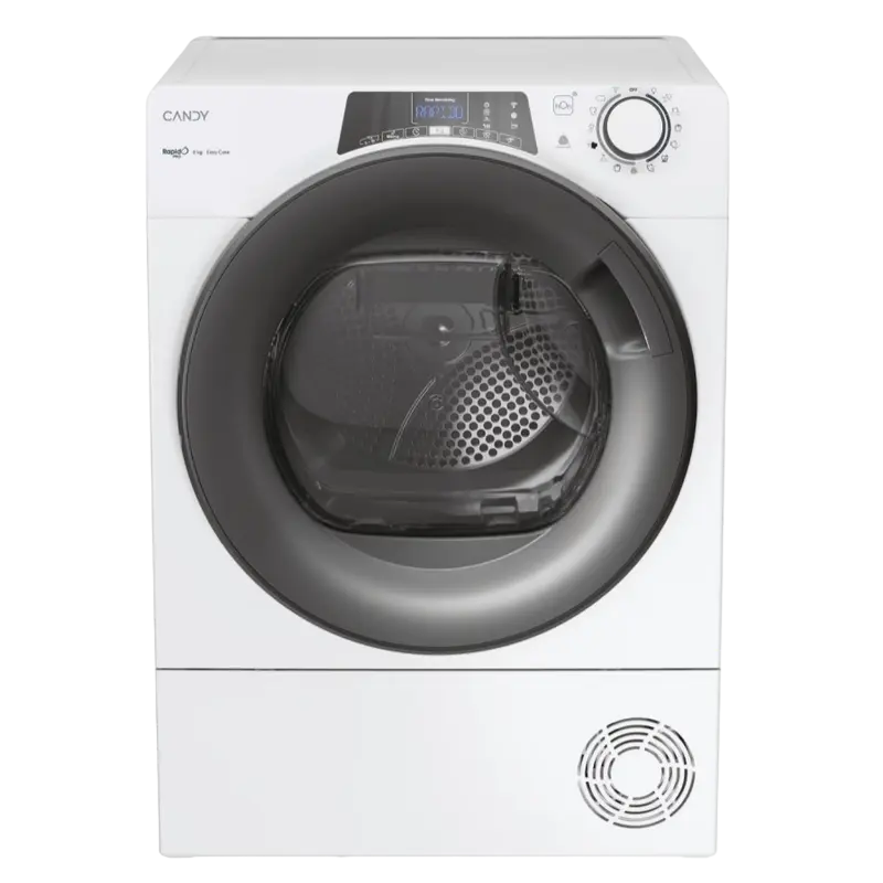 Uscător de rufe Candy H8A2TRE-S, 8kg, Alb