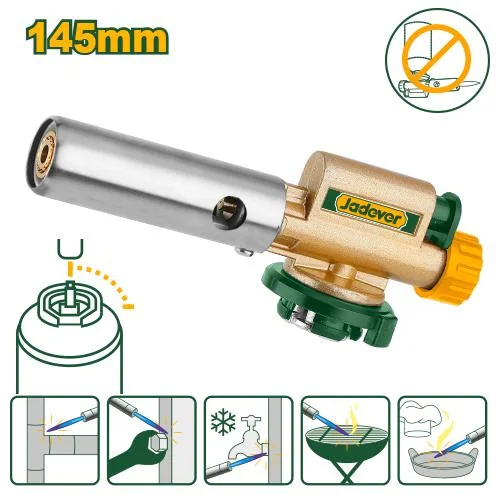 Arzător pe gaz cu aprindere piezo 182g Jadever JDFG3603
