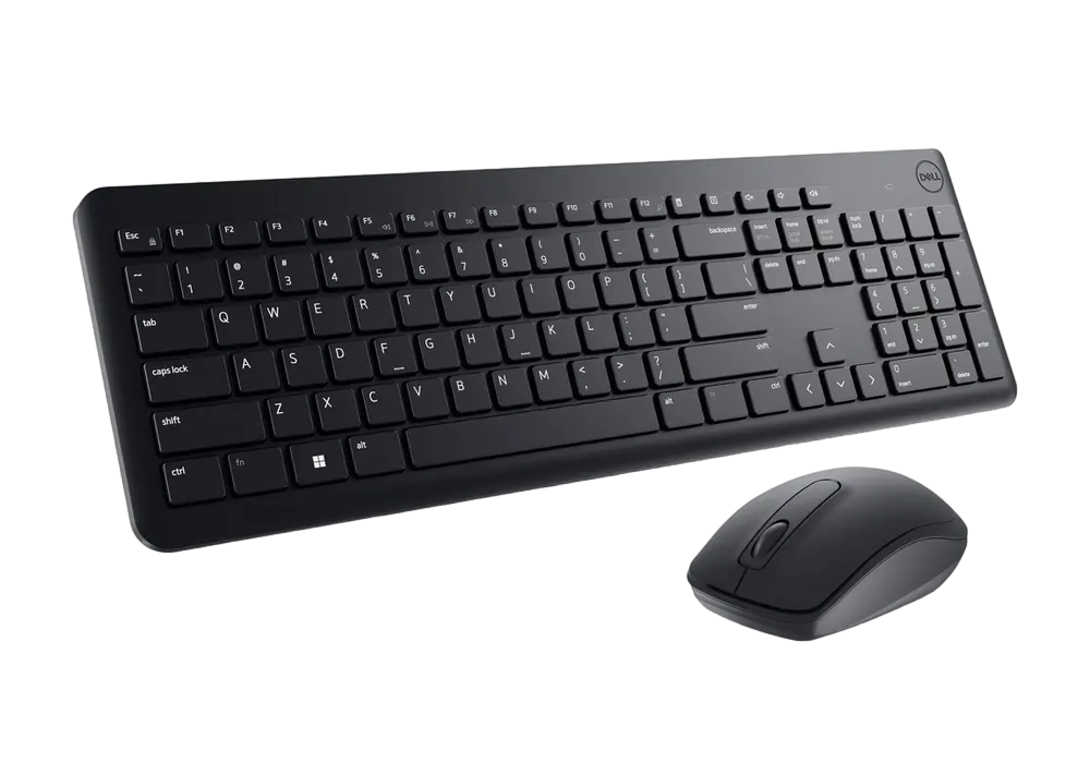 Set Tastatură + Mouse DELL KM3322, Fără fir, Negru