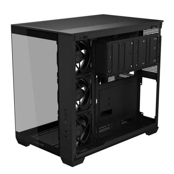 Carcasă PC ASUS A32 Plus, Midi-Tower, Fără PSU, Negru