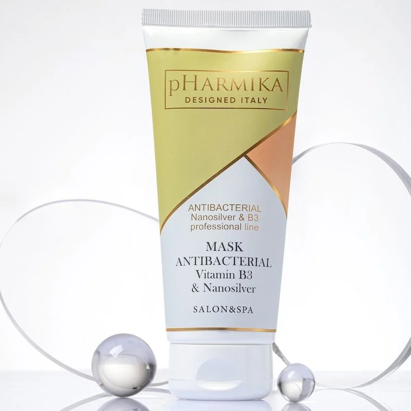 pHarmika Mască antibacteriană cu vitamina B3 și nanoargint