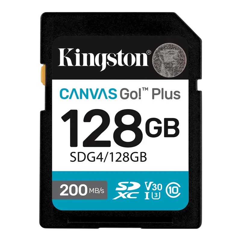 Card de Memorie Kingston Canvas Go! Plus, 128GB (SDG4/128GB)