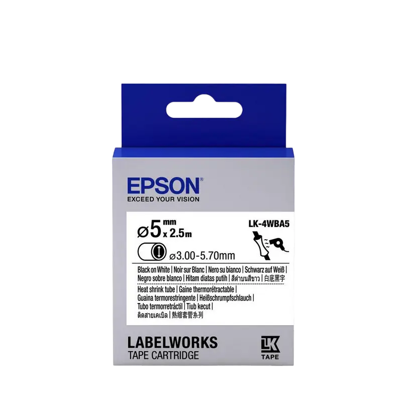 Epson LK4WBA5 , 5 mm x 2.5 m