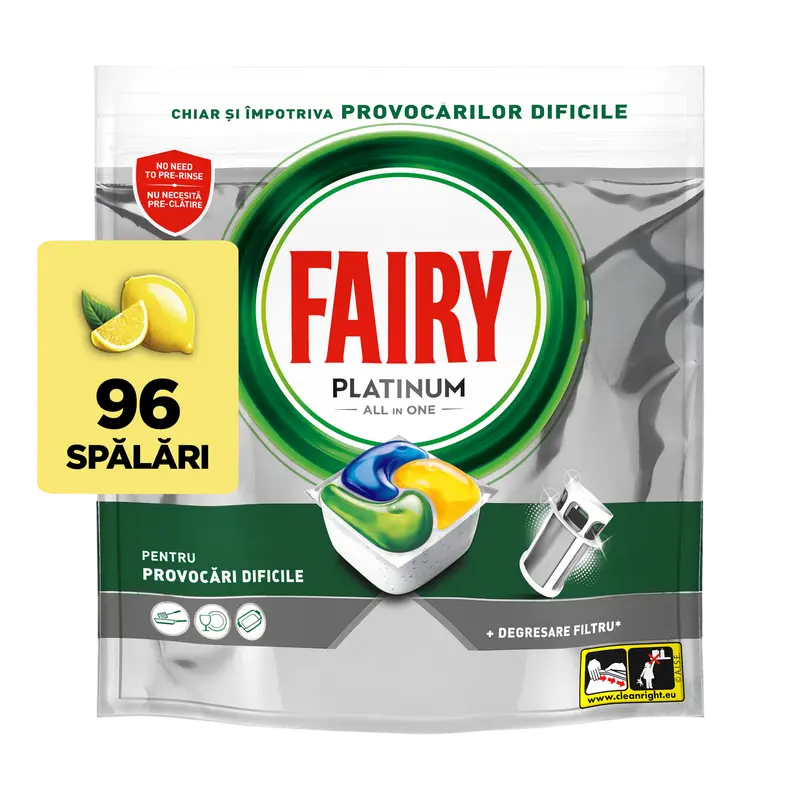 Tablete Fairy Platinum All in One 96 buc