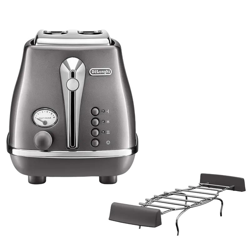 Toaster DeLonghi CTOT 2103 GY, Icona Metallics