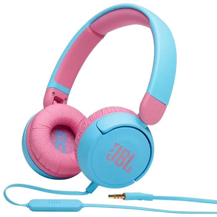 Căști JBL JR310, Albastru deschis
