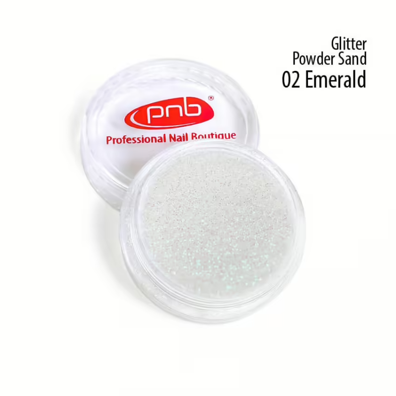 Glitter Sand Powder  02 Emerald, 1 g