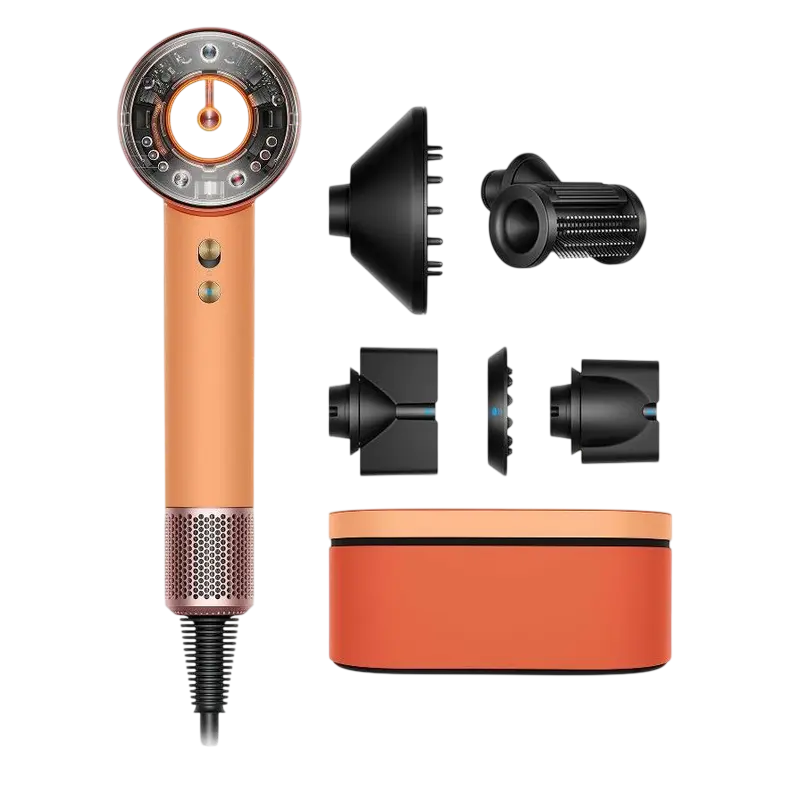 Uscător de păr Dyson Supersonic Nural HD16 Straight+Wavy, 1600W, Сeramic Apricot | Topaz