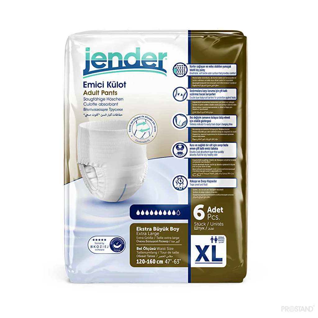 Scutece-chiloti Premium p/u adulti Jender Jumbo Pack