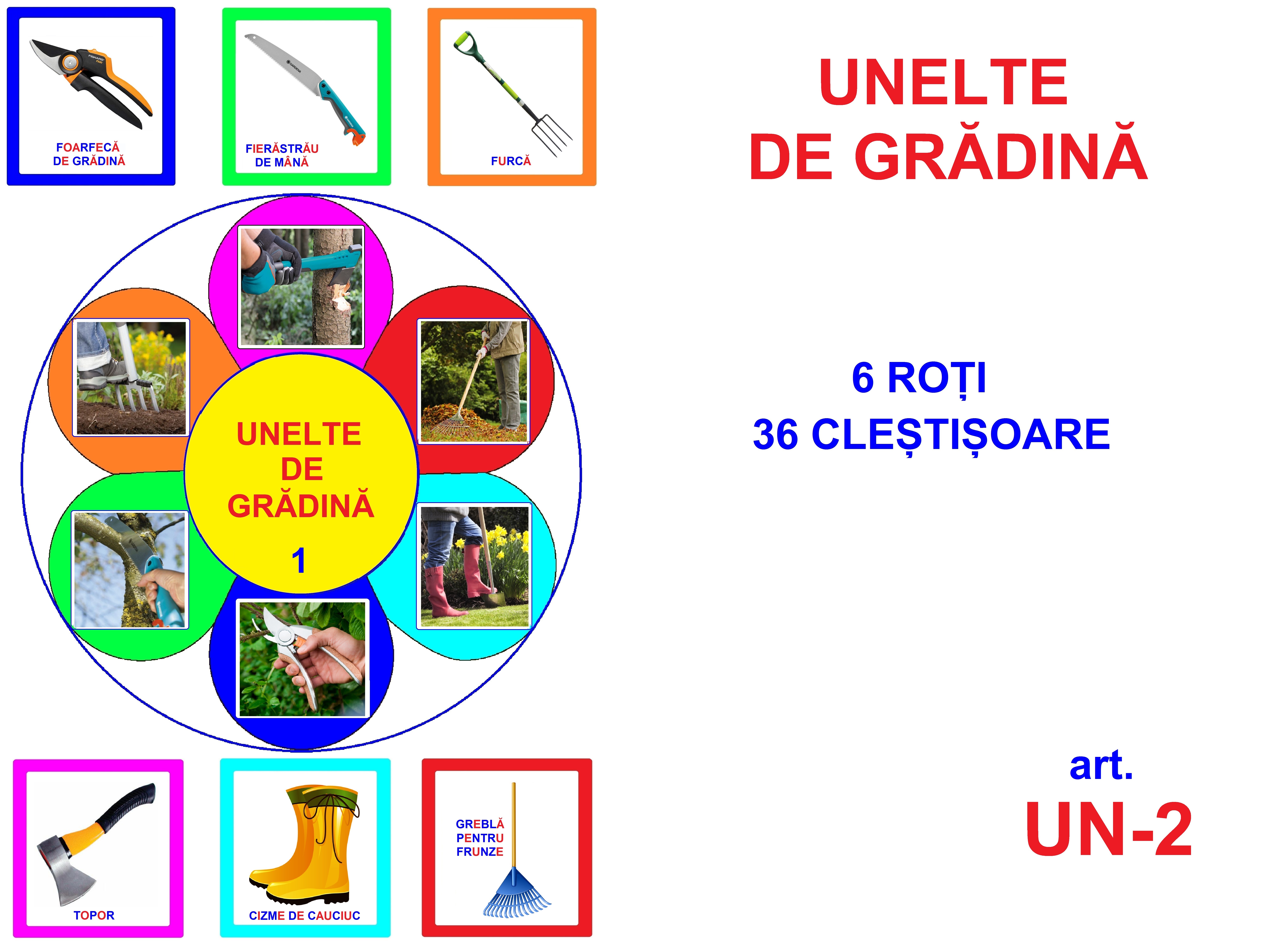 UN-2 Joc cu cleşte Unelte de grădină