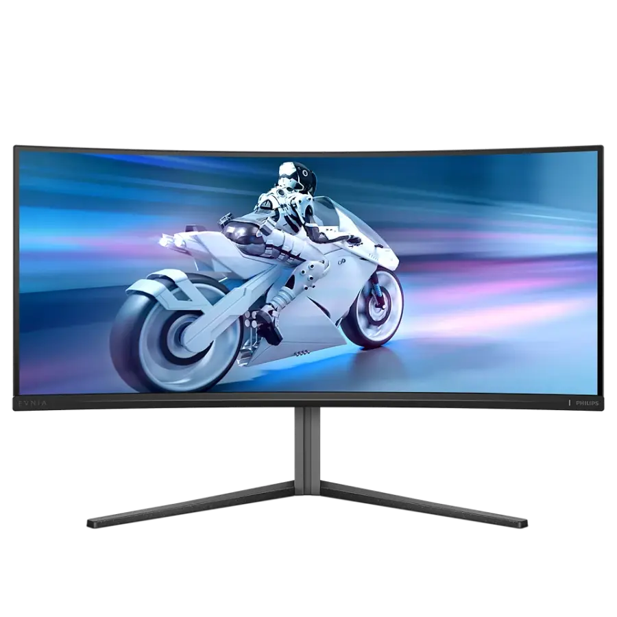 34" Monitor Gaming Philips 34M2C6500, QD OLED 3440x1440 WQHD, Negru