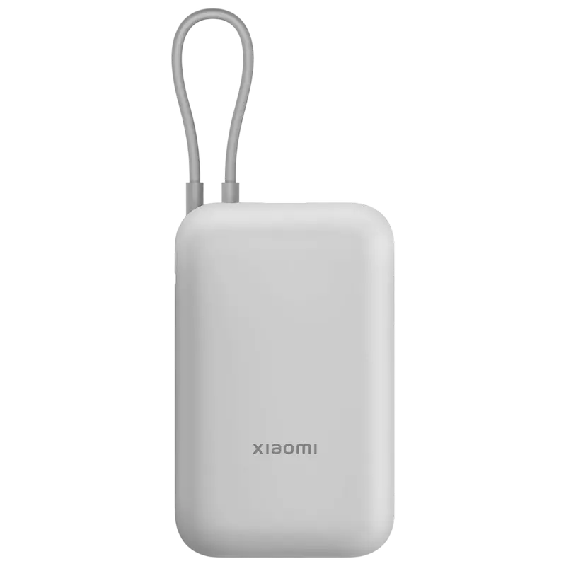 Acumulator extern Xiaomi BHR9738GL, 20000mAh, Gri deschis