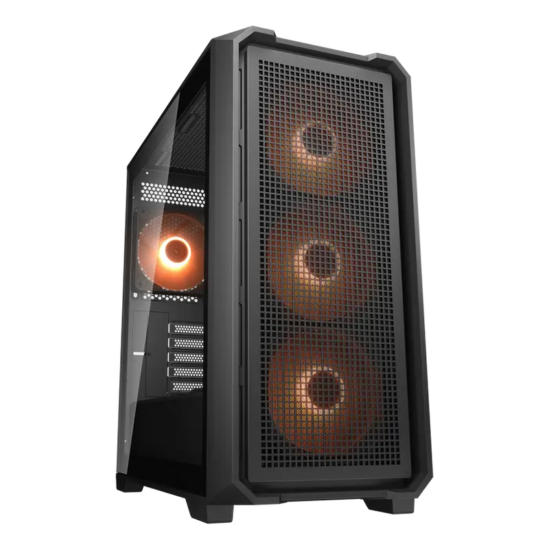 Carcasă PC Cougar MX600 Mini V2 Pro, Mini-Tower, Fără PSU, Negru