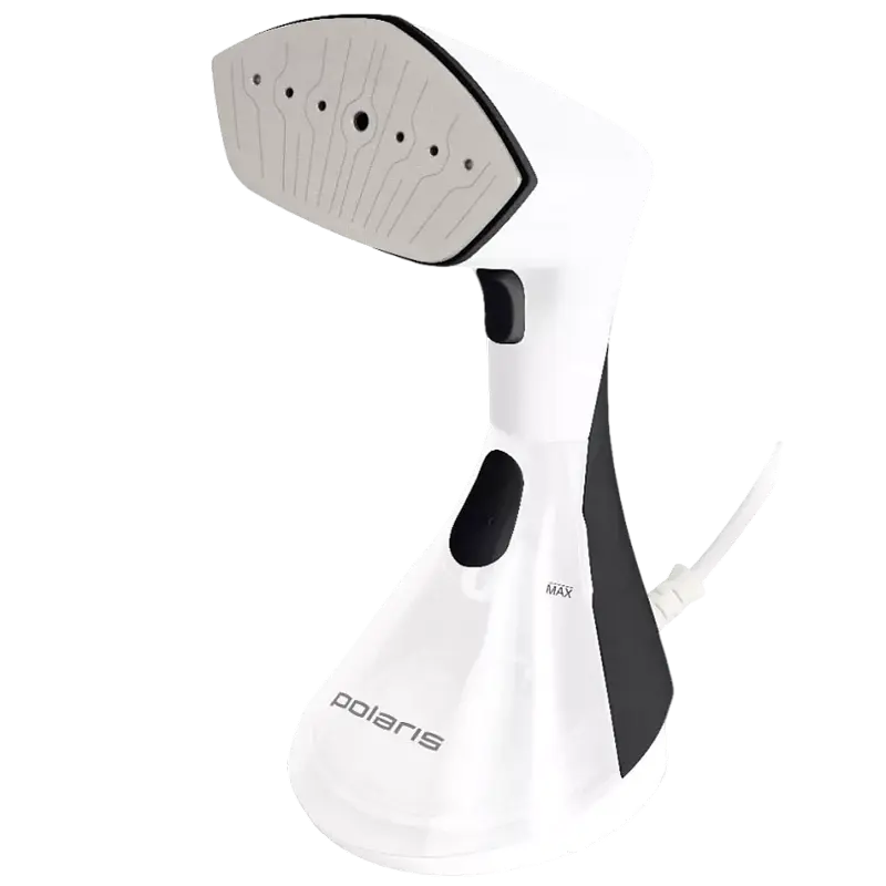 Aparat de călcat vertical cu aburi Polaris PGS2050CA, Alb | Negru