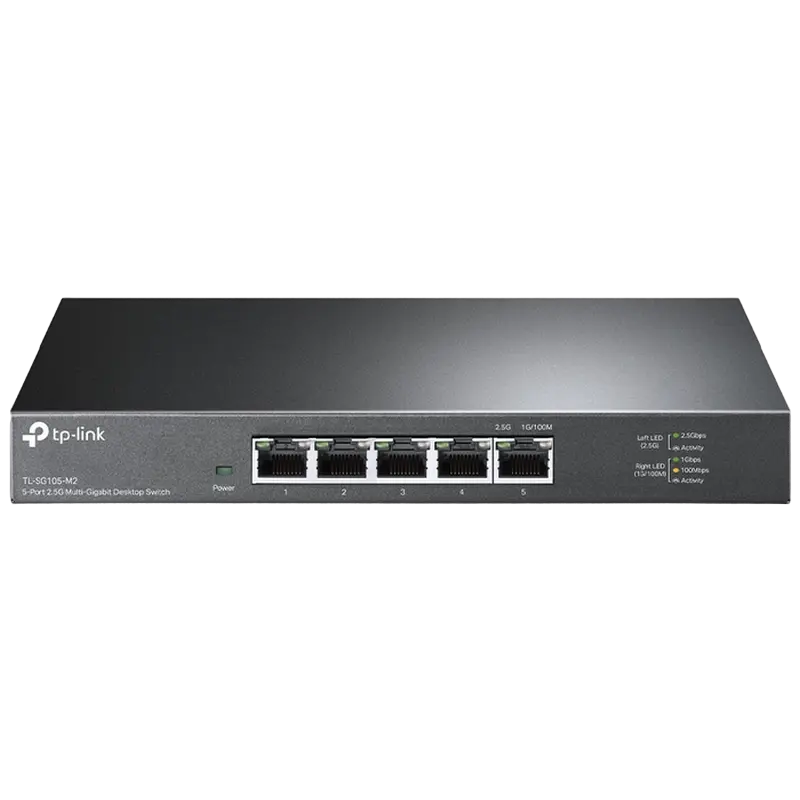 Switch de rețea TP-LINK TL-SG105-M2, 5x 10/100/1000/2500 Mbps