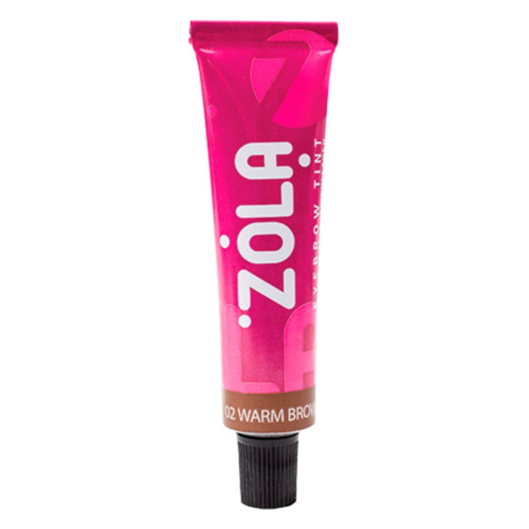 Vopsea pentru sprâncene ZOLA cu colagen 02 Warm Brown 15 ml