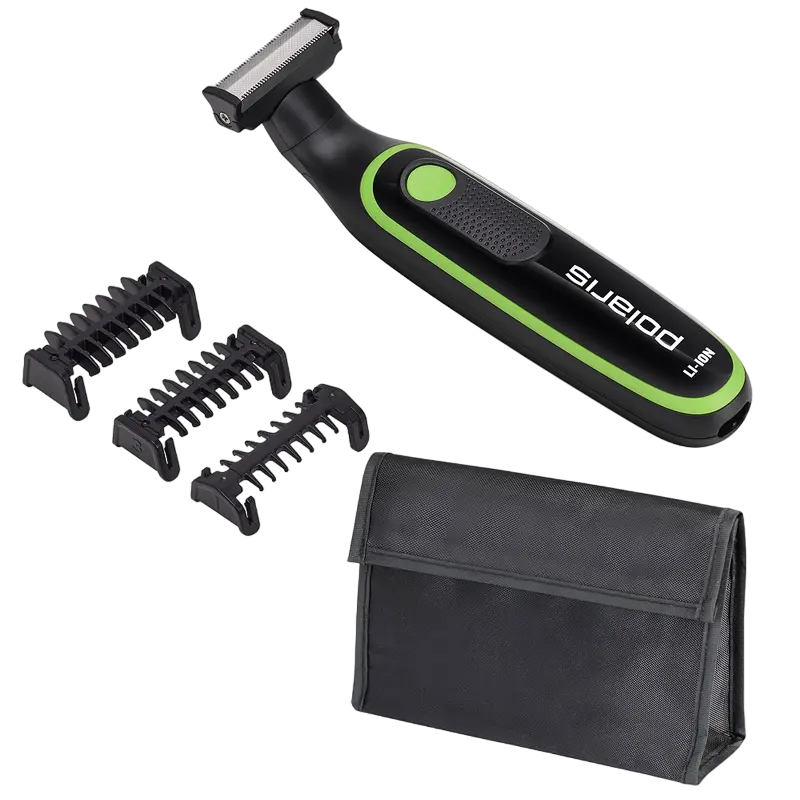 Trimmer pentru bărbați Polaris PHC 0303RB, Negru | Verde