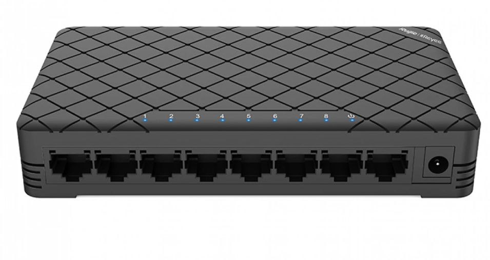 Switch Ruijie Reyee RG-ES08, 8 port, 10/100Mbps, Plastic case