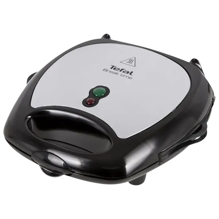 Aparat pentru sandwich multifunctional Tefal BreakTime SW614831, Negru | Argintiu